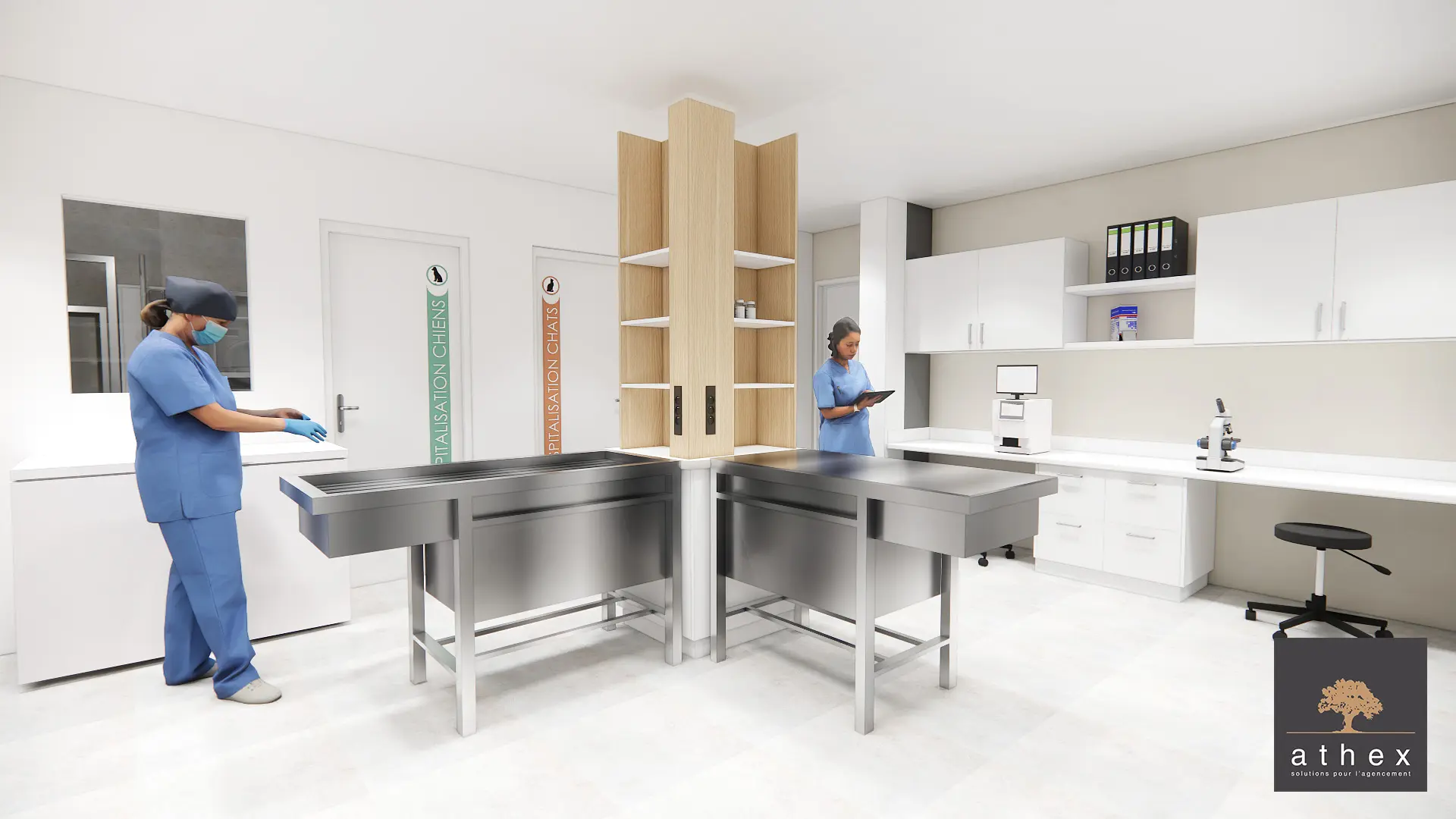 Vue de la salle de chirurgie